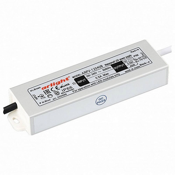Блок питания ARLIGHT ARPV 12V 40W IP66 20086