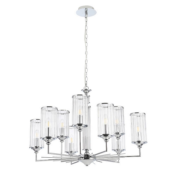 Люстра подвесная CRYSTAL LUX GLORIA SP9 CHROME