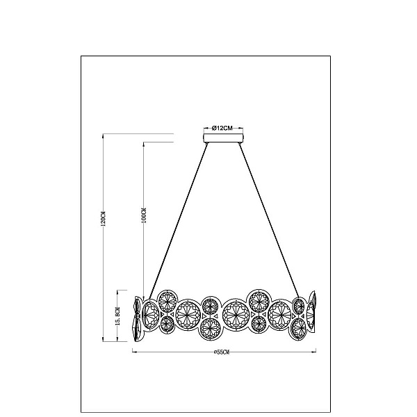 Люстра подвесная ARTE LAMP SARAH A1062SP-6CC