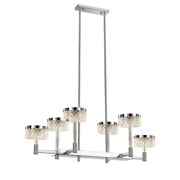 Люстра подвесная DELIGHT COLLECTION MD21020075 MD21020075-6B chrome