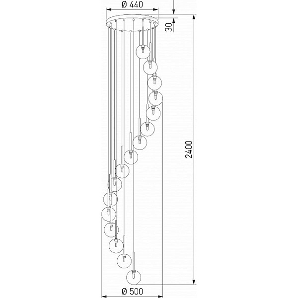 Подвес TK LIGHTING AURORA 10182 Aurora