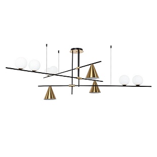 Люстра подвесная ARTE LAMP JACOB A7029PL-9BK