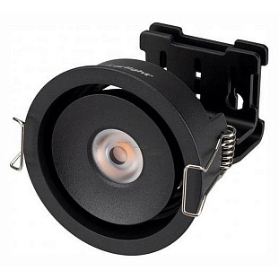Светильник встраиваемый ARLIGHT CL-SIMPLE-R78-9W WARM3000 (BK, 45 DEG) 028147