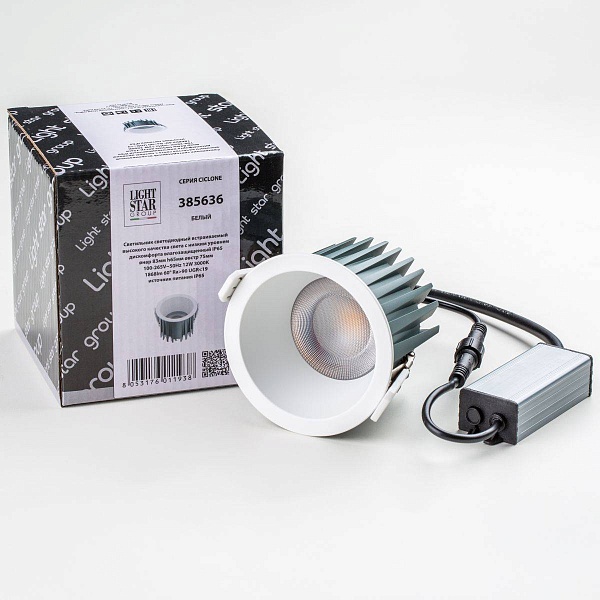 Светильник встраиваемый LIGHTSTAR CICLONE 385636