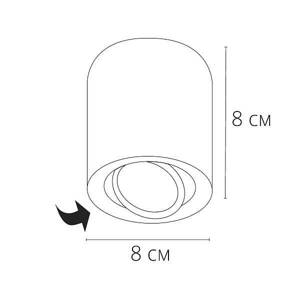 Спот ARTE LAMP BEID A1513PL-1BK