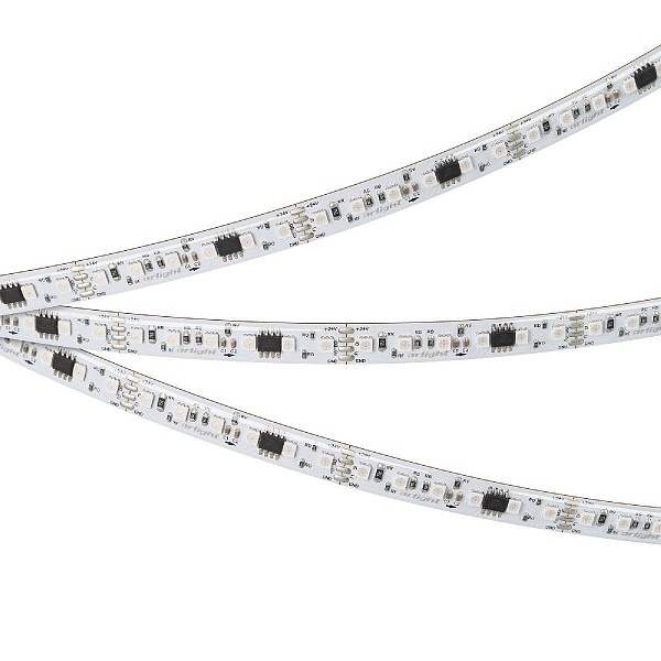 Лента LED SPI-SE-A120 23 W/m 24V IP65 2835/120 RGB 10mm (5м) 49451 ARLIGHT
