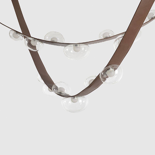Подвес CRYSTAL LUX BOSQUE BOSQUE SP7 L3000 BROWN/TRANSPARENT