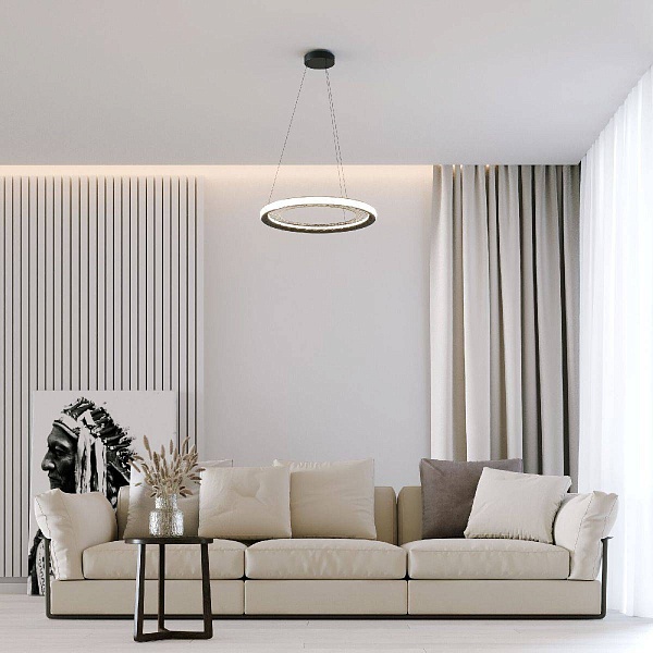 Подвес EUROSVET PARAFE 40024/1 LED серый