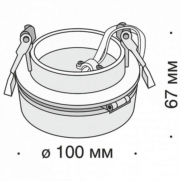 Светильник встраиваемый MAYTONI MAGIC DL2003-L12B4K