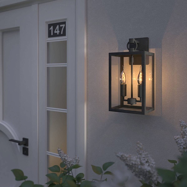 Светильник уличный настенный ELEKTROSTANDARD CANDLE Candle D (35150/D) темно-серый