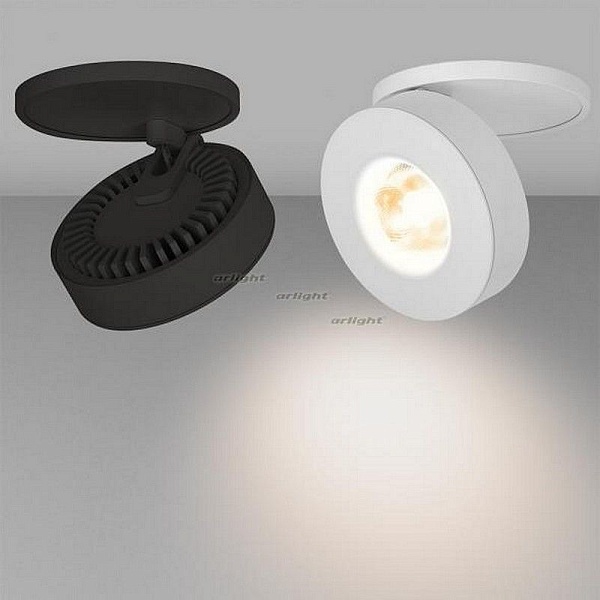 Светильник встраиваемый ARLIGHT LGD-MONA-BUILT-R100-12W DAY4000 (WH, 24 DEG) 025449