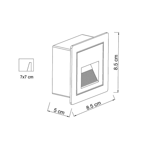 Светильник уличный встраиваемый ARTE LAMP PIAZZA A7325IN-1WH