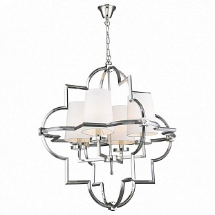 Люстра подвесная DELIGHT COLLECTION MANDEVILLE KM0728P-4L nickel