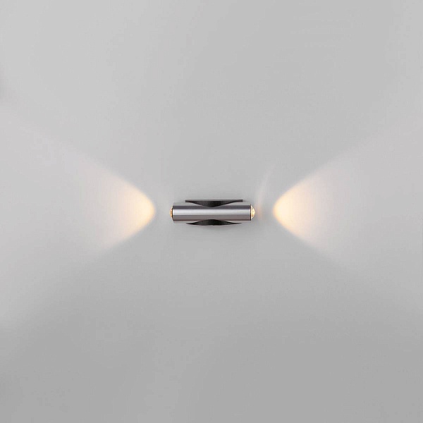Бра ELEKTROSTANDARD STEEL 40109/LED черный/хром a055629