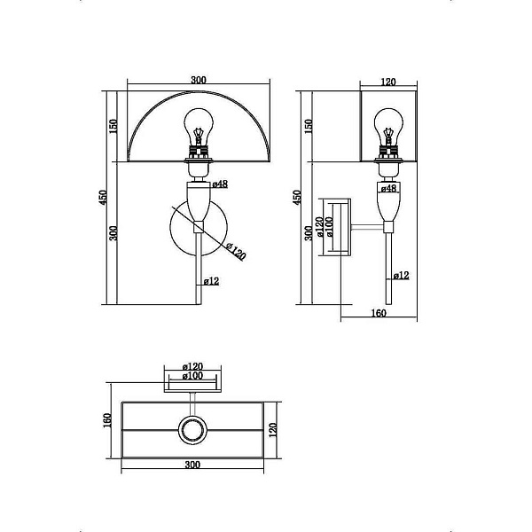 Бра MAYTONI PRIMA Z034WL-01BS