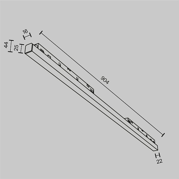 Трековый светильник MAYTONI BASIS TR030-4-30WTW-DD2-B