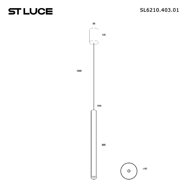 Подвес ST LUCE LILT SL6210.403.01