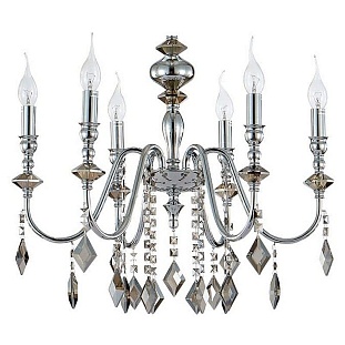 Люстра подвесная CRYSTAL LUX MERCEDES MERCEDES SP6 CHROME/SMOKE