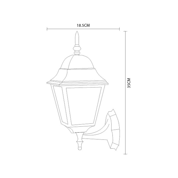 Светильник уличный настенный ARTE LAMP Bremen A1011AL-1WH