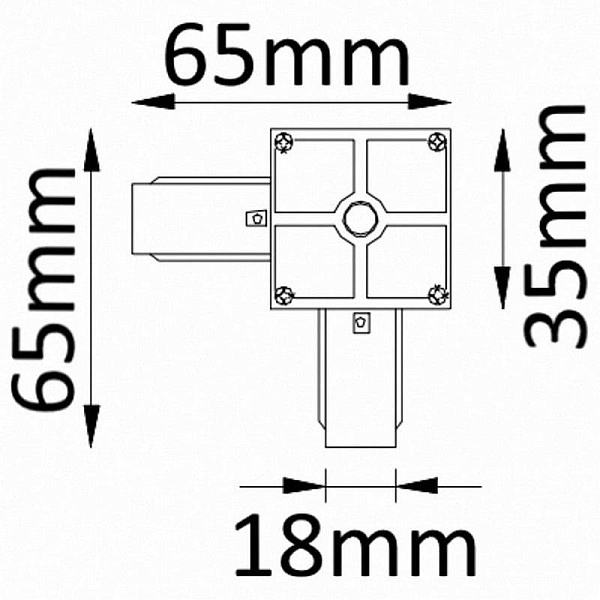 L-коннектор CRYSTAL LUX CLT 0.211 CLT 0.211 02 BL
