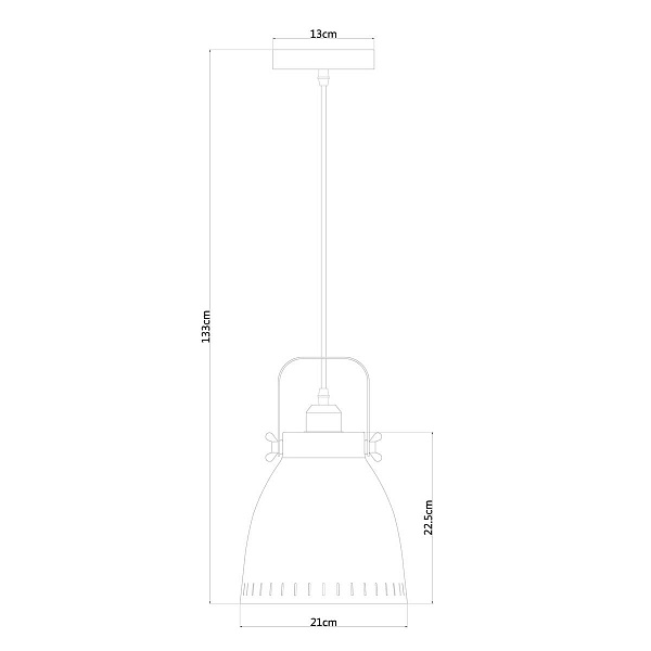 Подвес ARTE LAMP Luned A2214SP-1WH