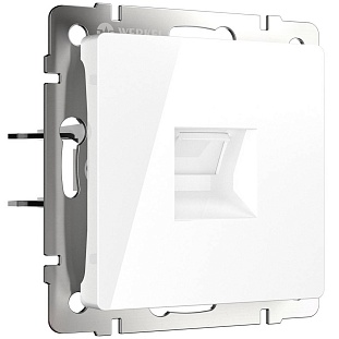 Розетка  RJ45, белый, W1181001, WERKEL