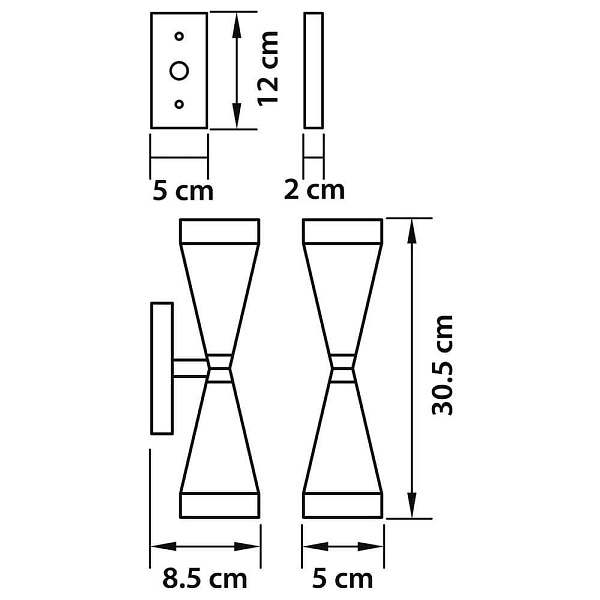 Бра LIGHTSTAR PUNTO 807624
