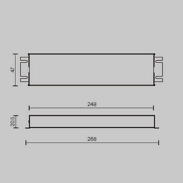 Блок питания MAYTONI TRIAC 24V 100W IP67 734002