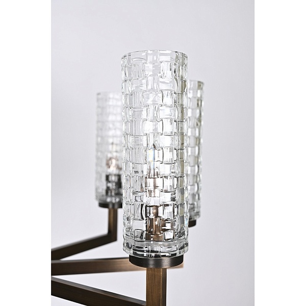 Люстра подвесная DELIGHT COLLECTION BRWL7055 DLCH01 vintage brass