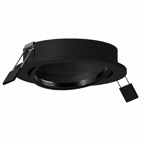 Светильник встраиваемый AMBRELLA LIGHT DIY SPOT 1 C7652 SBK черный песок D106*H25mm MR16 GU5.3