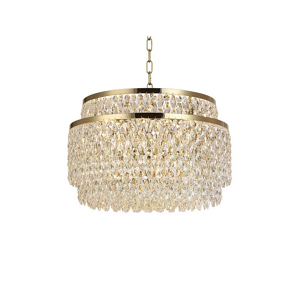 Люстра подвесная NEWPORT TIFFANY 8530/60 C gold polished