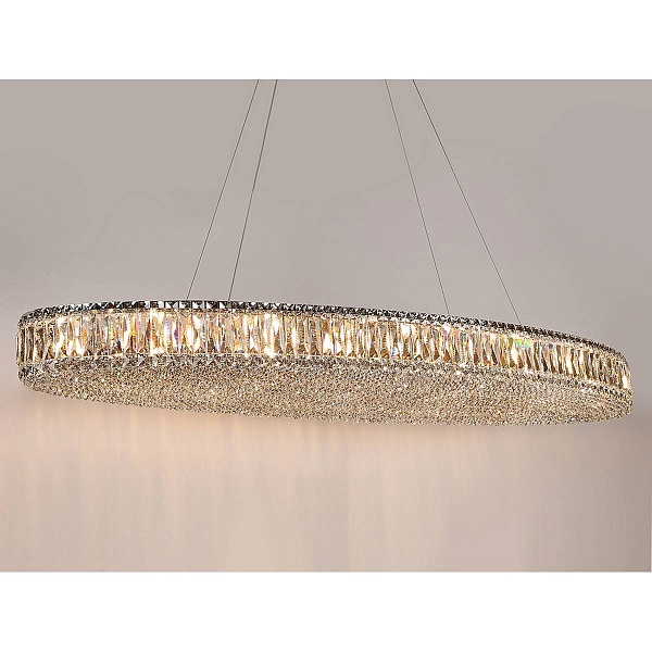 Люстра подвесная NEWPORT VALENCIA 8458+14/S chrome