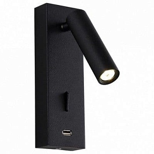 Бра CRYSTAL LUX CLT 210 CLT 210W USB BL
