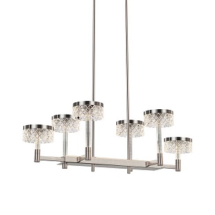 Люстра подвесная DELIGHT COLLECTION MD21020075 MD21020075-6B satin nickel