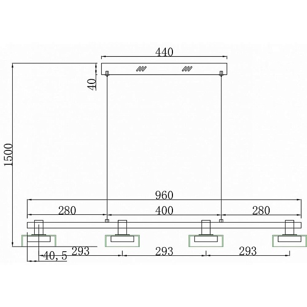 Подвес STILFORT GLOZE 4009/02/04PL