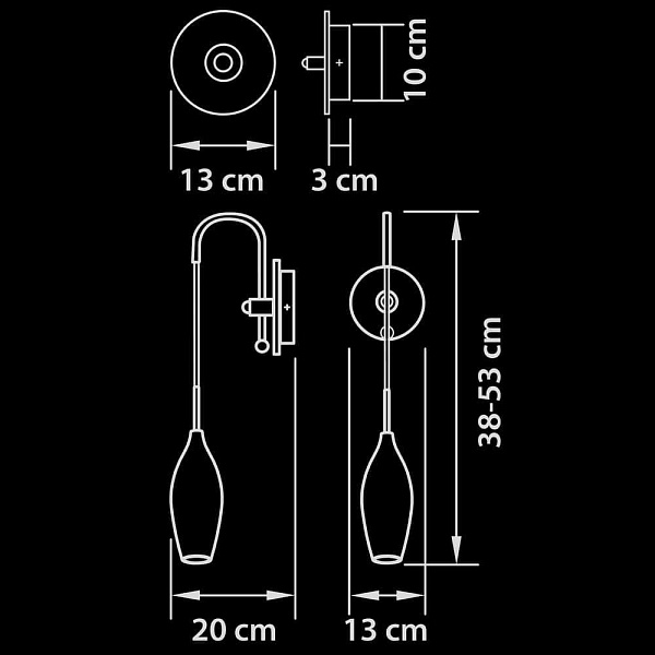 Бра LIGHTSTAR PENTOLA 803521