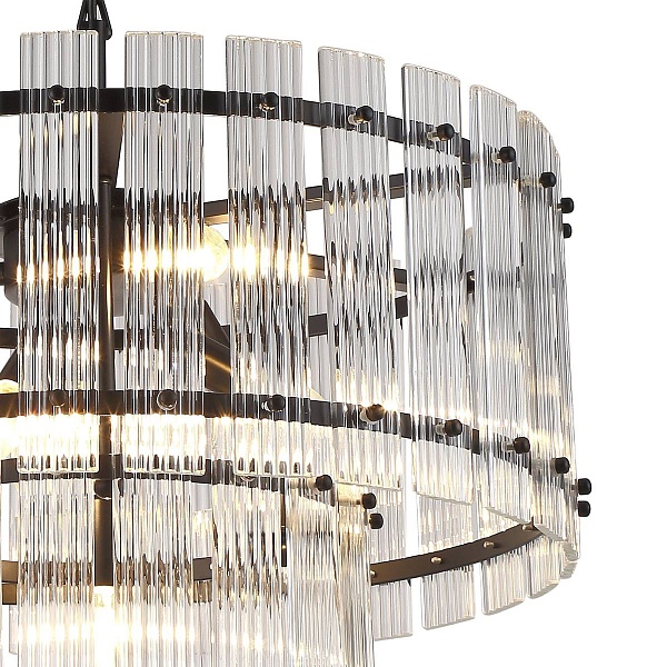 Люстра подвесная DELIGHT COLLECTION RUBY KG1112P-7 black/clear