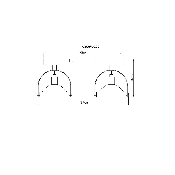 Спот ARTE LAMP Alieno A4506PL-2CC
