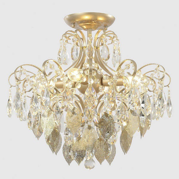 Люстра потолочная CRYSTAL LUX ESMIRALDA ESMIRALDA PL4 GOLD