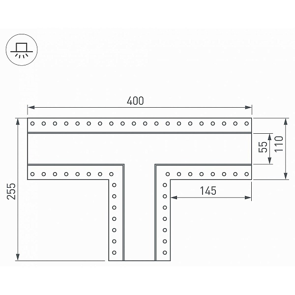 T-коннектор ARLIGHT S-LUX 30133