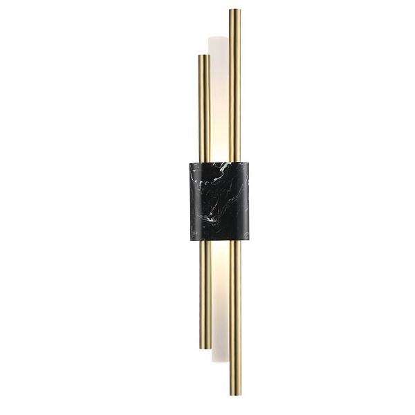 Бра CRYSTAL LUX CARTA CARTA AP6W LED BLACK/BRASS