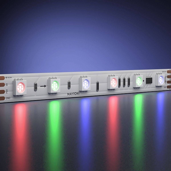 Лента LED ULTRA 14,4W/m 24V IP20 5050/60 RGB 10mm (5м) 201246 MAYTONI