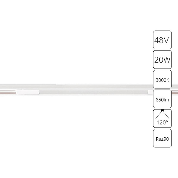Трековый светильник ARTE LAMP OPTIMA A7284PL-1WH