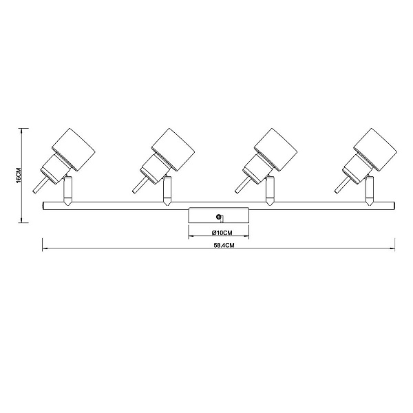 Спот ARTE LAMP ALMACH A1906PL-4WH