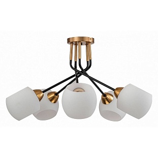 Люстра потолочная ESCADA BOND 2113/5P Copper/Black
