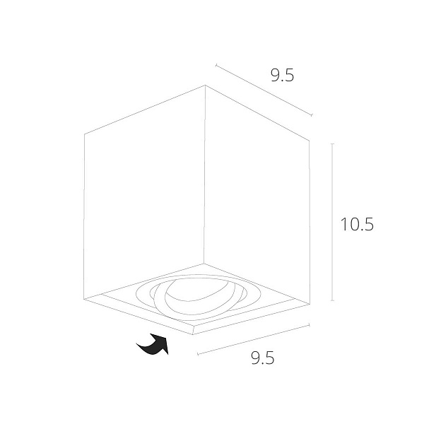 Спот ARTE LAMP FACTOR A5544PL-1WH