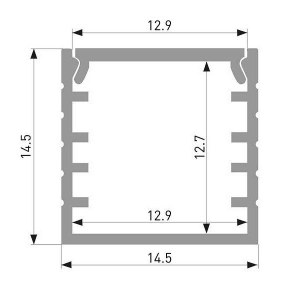 Профиль для ленты LED накладной ELEKTROSTANDARD LL-2-ALP016 LL-2-ALP016 a061361