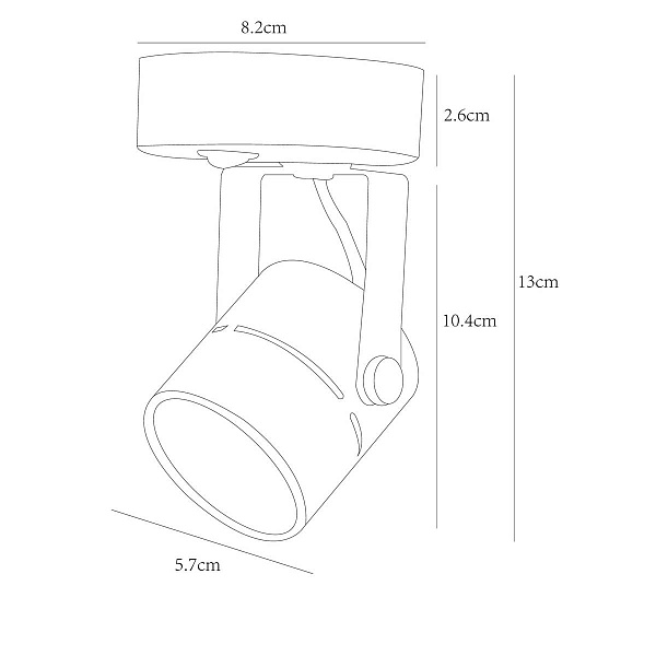 Спот ARTE LAMP MIZAR A1311AP-1BK