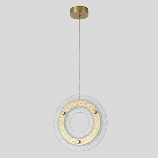 Подвес CRYSTAL LUX DIEGO DIEGO SP25W LED BRASS