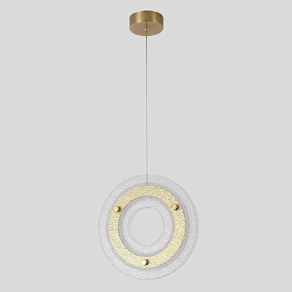 Подвес CRYSTAL LUX DIEGO DIEGO SP25W LED BRASS